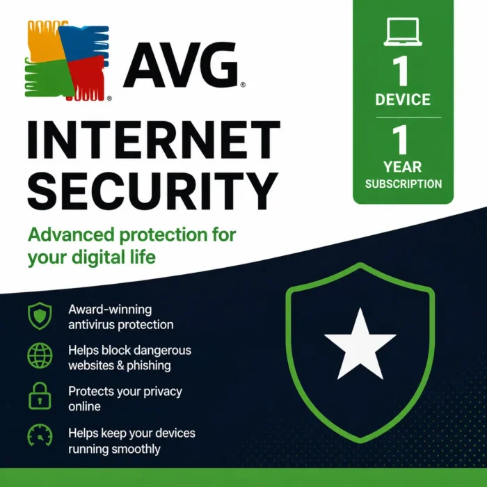 AVG Internet Security – 1 Device/1 Year - USA/Canada