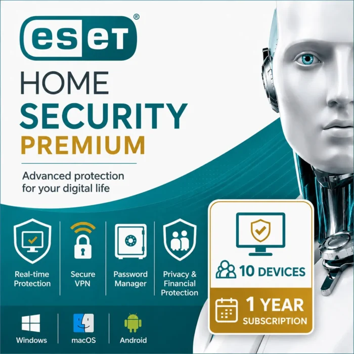 ESET HOME Security Premium – 10 Devices/1 Year- USA/Canada